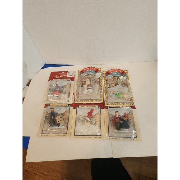 Lemax Other - Mixed Lot of 6 Porcelain Figures Lemax Dickensvale And Noma New